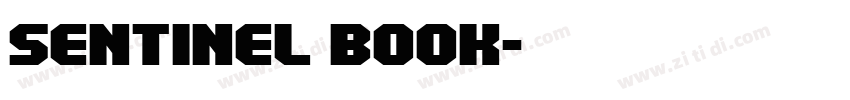 Sentinel book字体转换